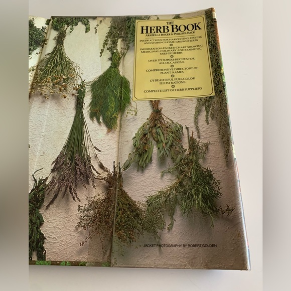 Vintage The Herb Book written by Arabella Boxer and Phillips Back circa 1980 - Picture 4 of 7